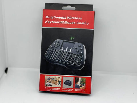 Mini tastiera QWERTY wireless da 2,4 GHz con touchpad