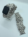 Cinturino AppleWatch 42/44 Con Stampa Cuore Design Scrunchie