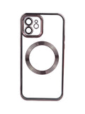 Cover magsafe platino iPhone 12