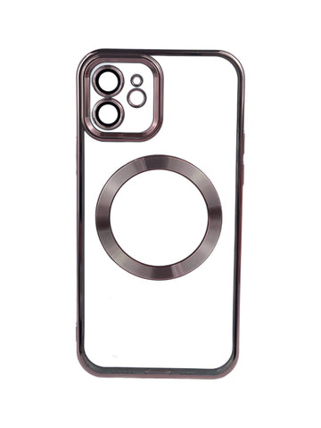 Cover magsafe platino iPhone 12