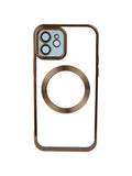 Cover magsafe platino iPhone 12